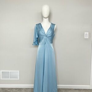 BCBGMaxAzria Light Blue Dress Gown
